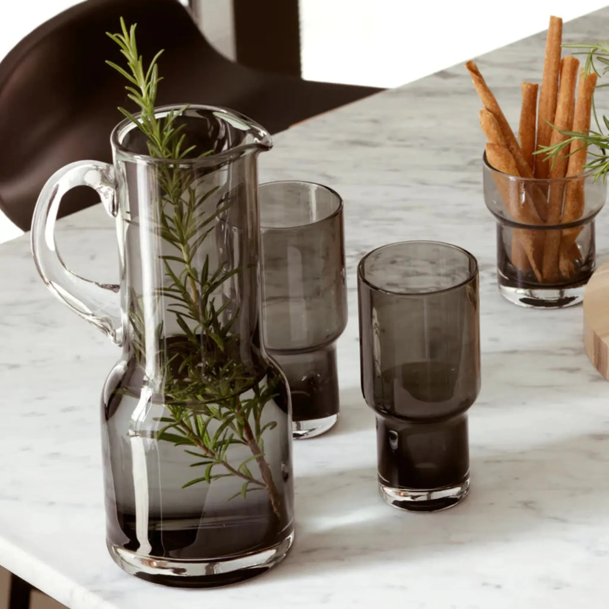 LSA Utility Highball Glasses Set of 2 - Grey product