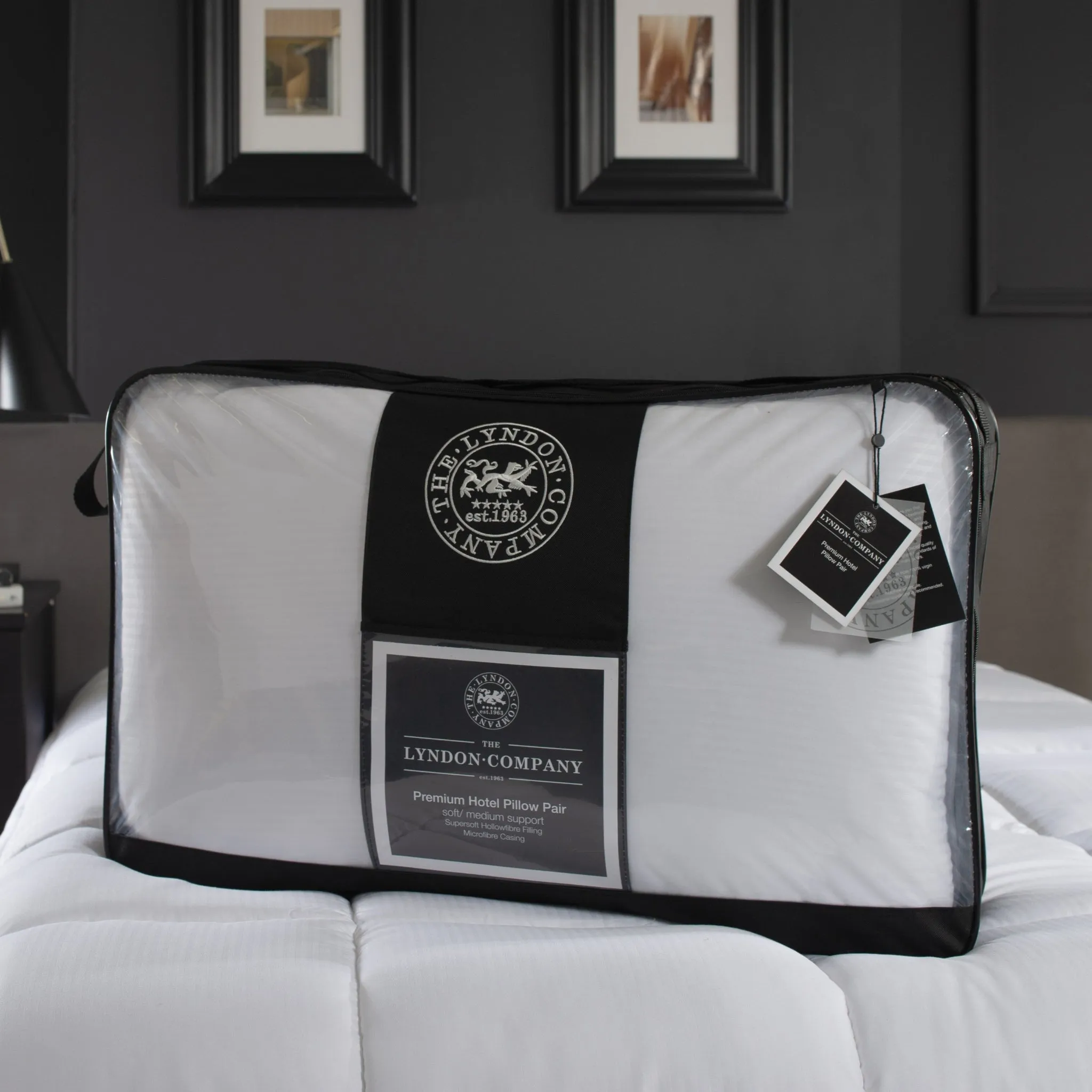 Lyndon Company Hotel Pillow Pair - White, Microfibre product