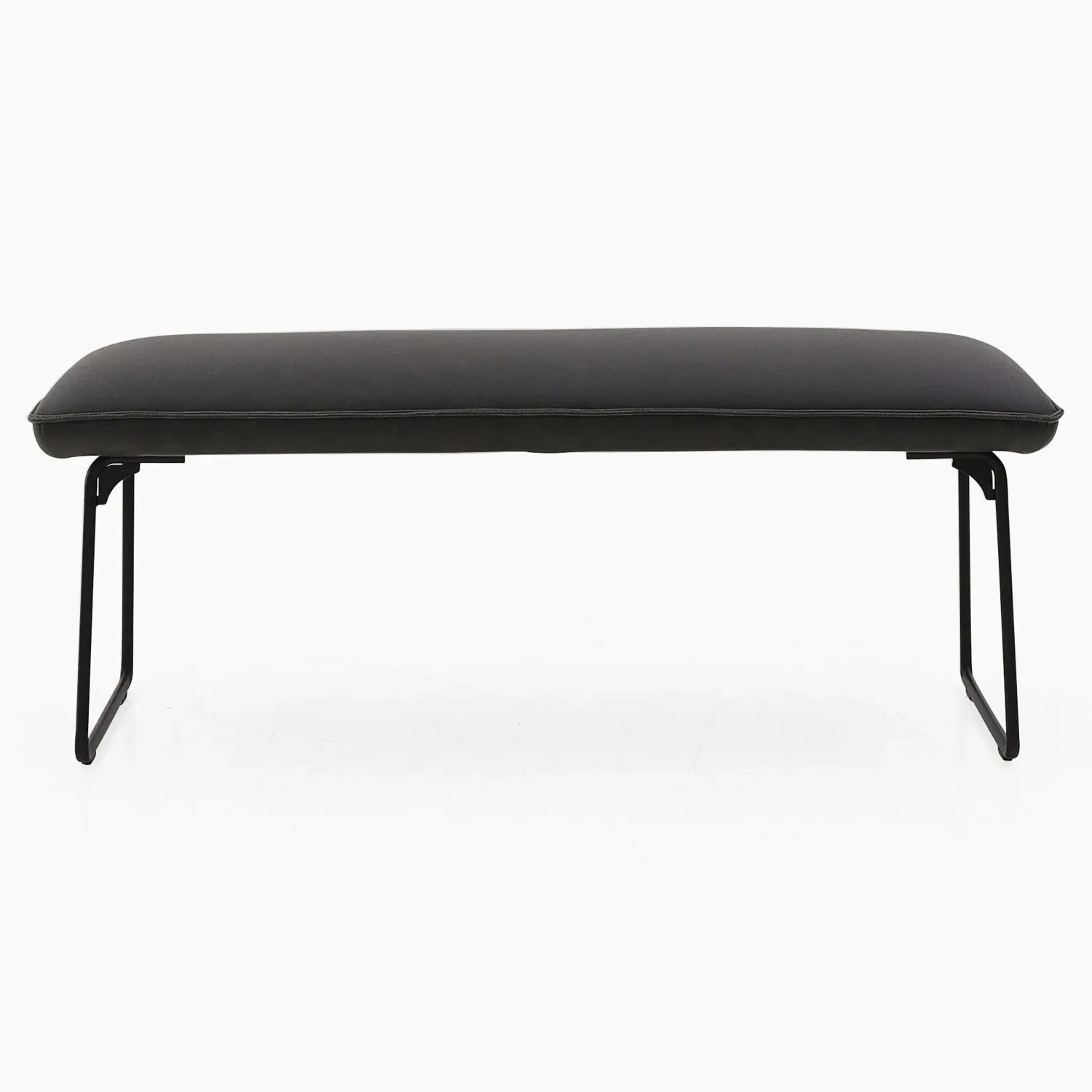 Marx Low Bench - Grey, Faux Leather product
