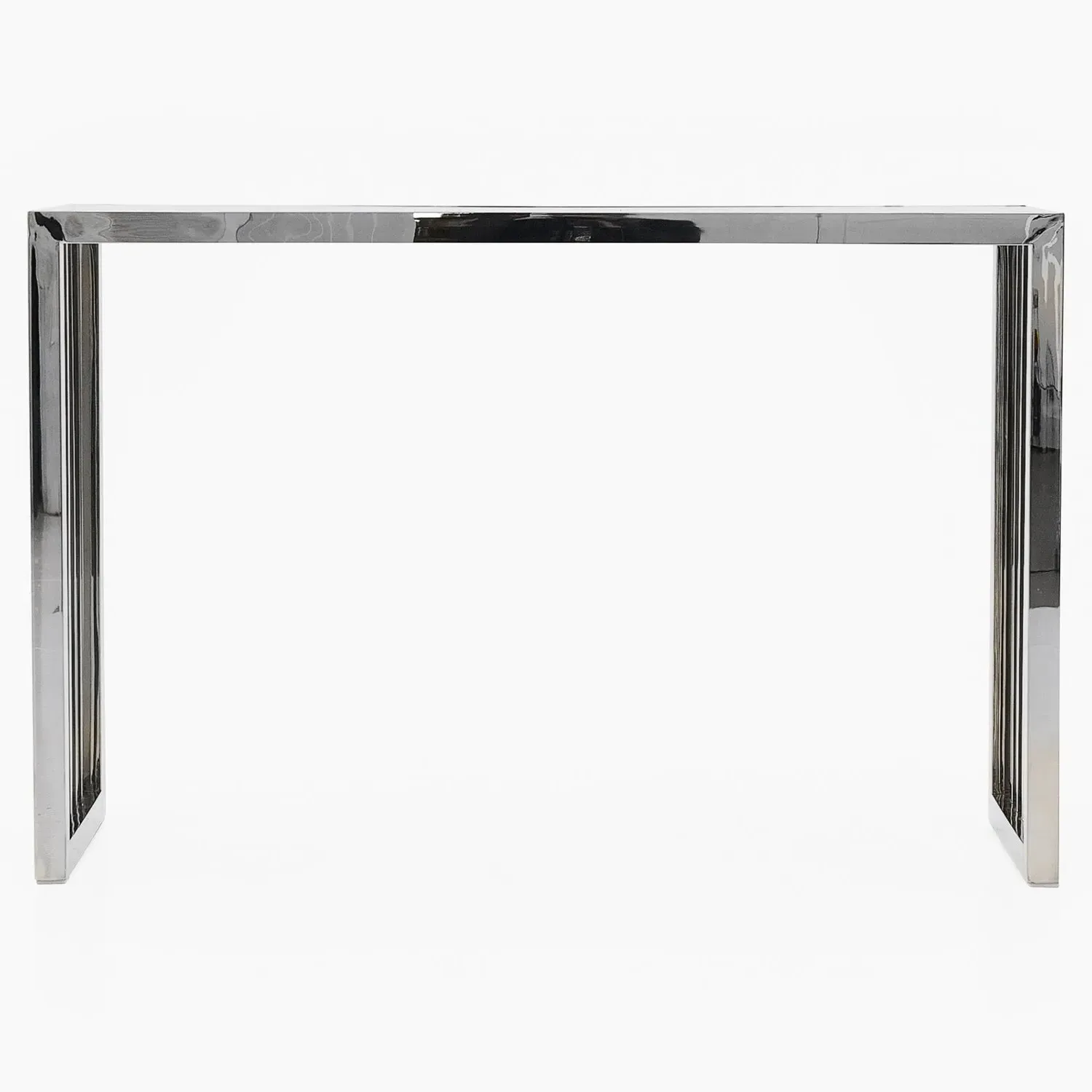 Napoli Console Table - Clear Glass, Stainless Steel product