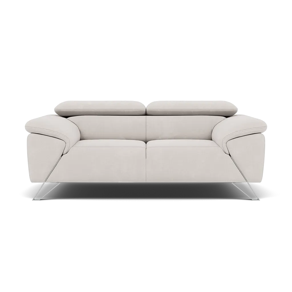Nicoletti Puccini 2 Seater Sofa - Ghiaccio, Leather product