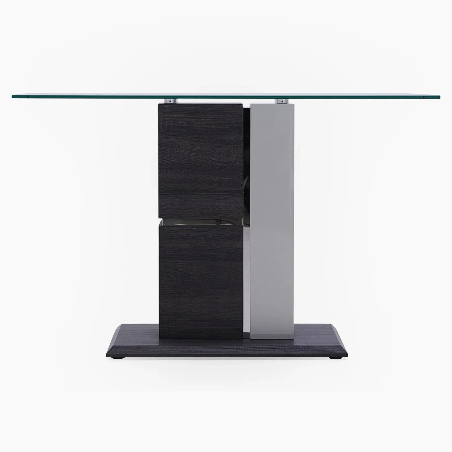 Panama Console Table - Dark Grey, Glass product