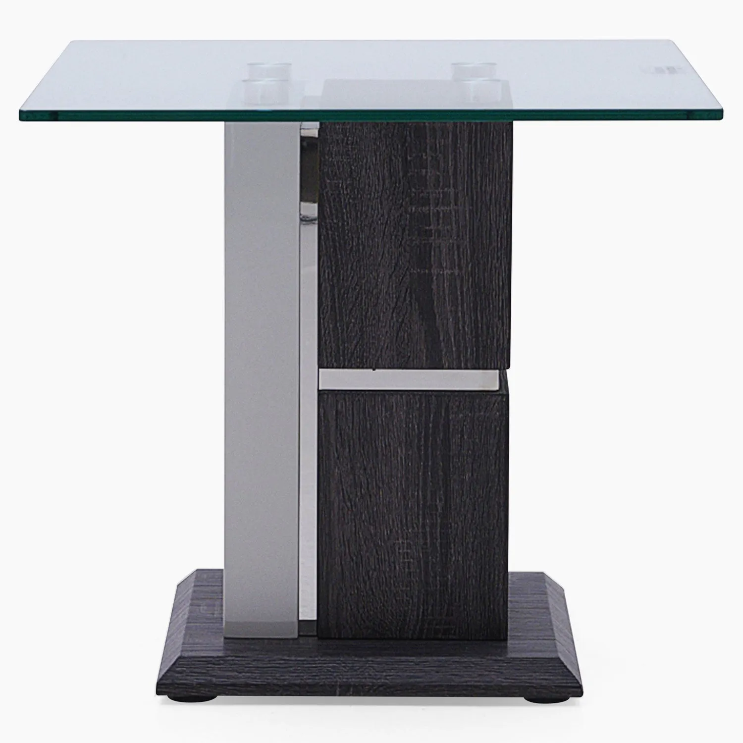 Panama End Table - Dark Grey, Glass product