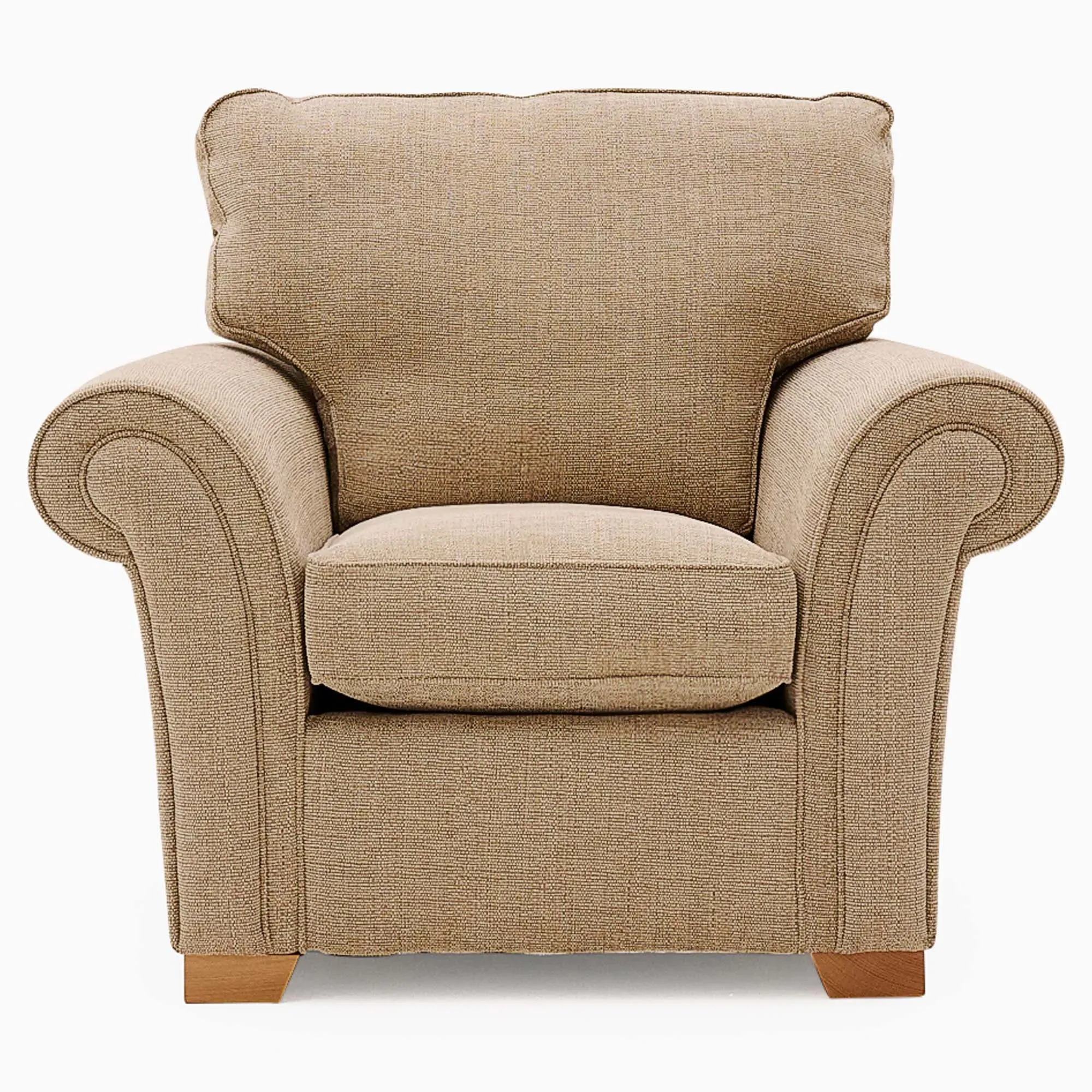 Ripley Scroll Arm Armchair - Litchen Rococo Velvet product