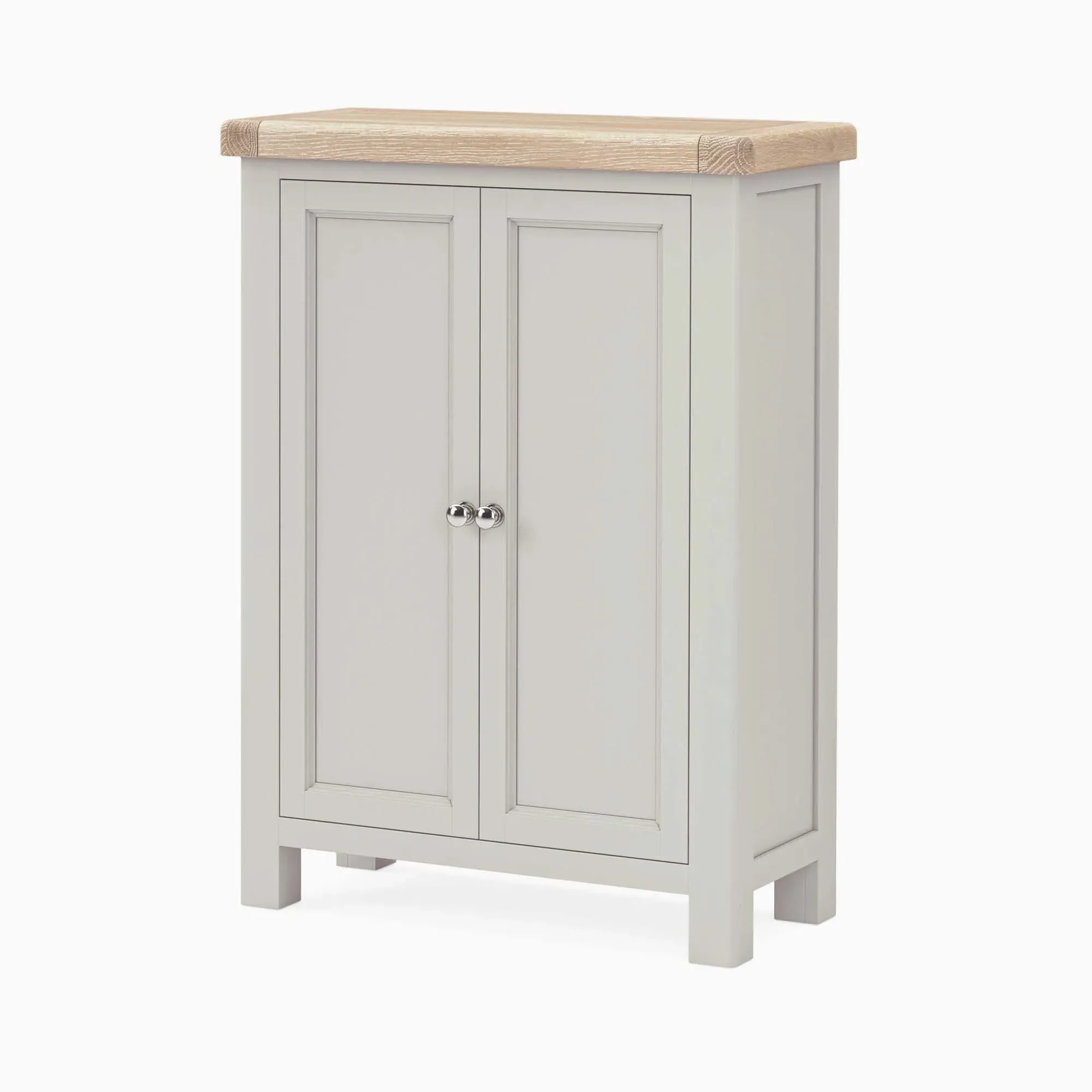 Salford Shoe Storage Cabinet - Stone Grey, Oak product