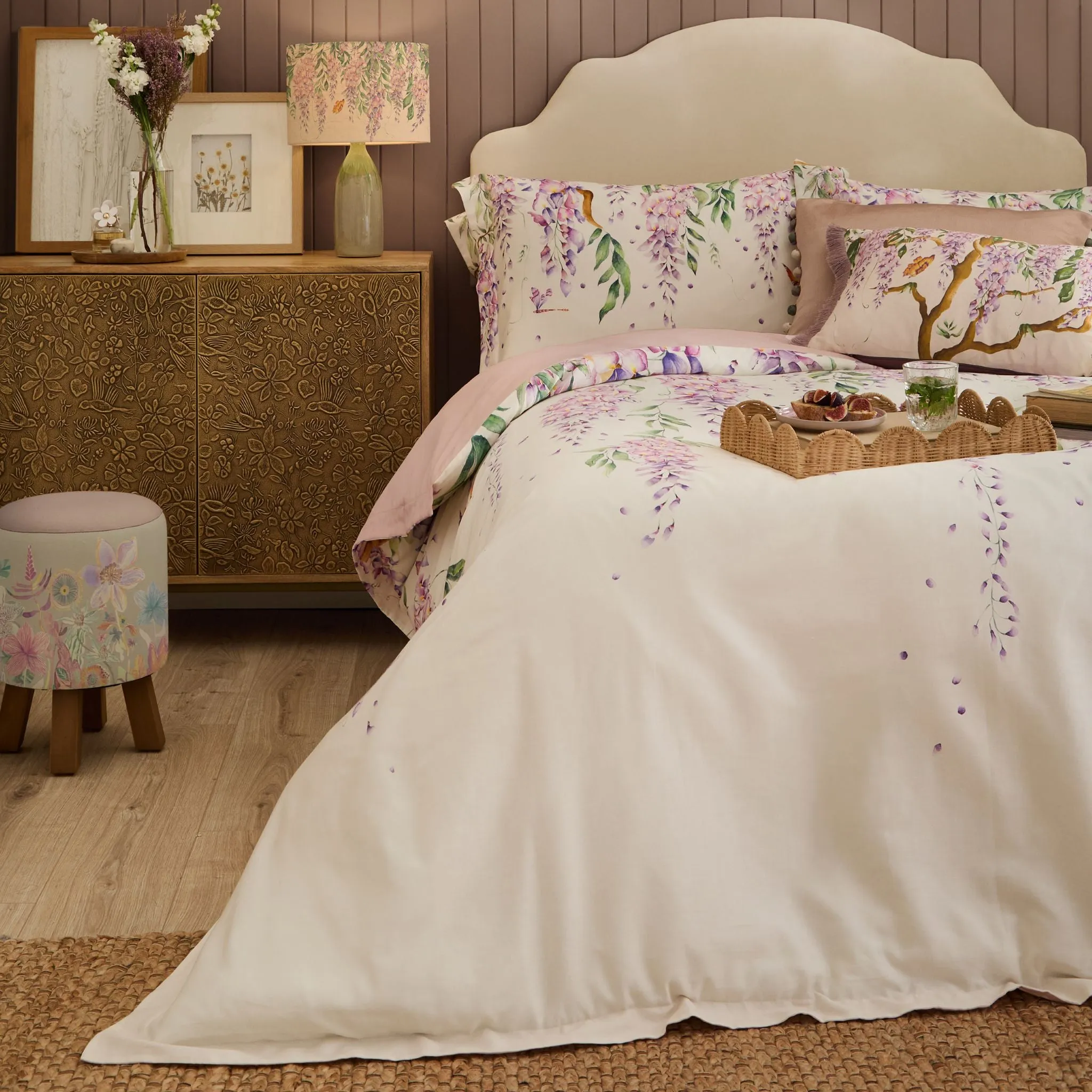 Voyage Mariposa Double Duvet Cover Set - Purple product