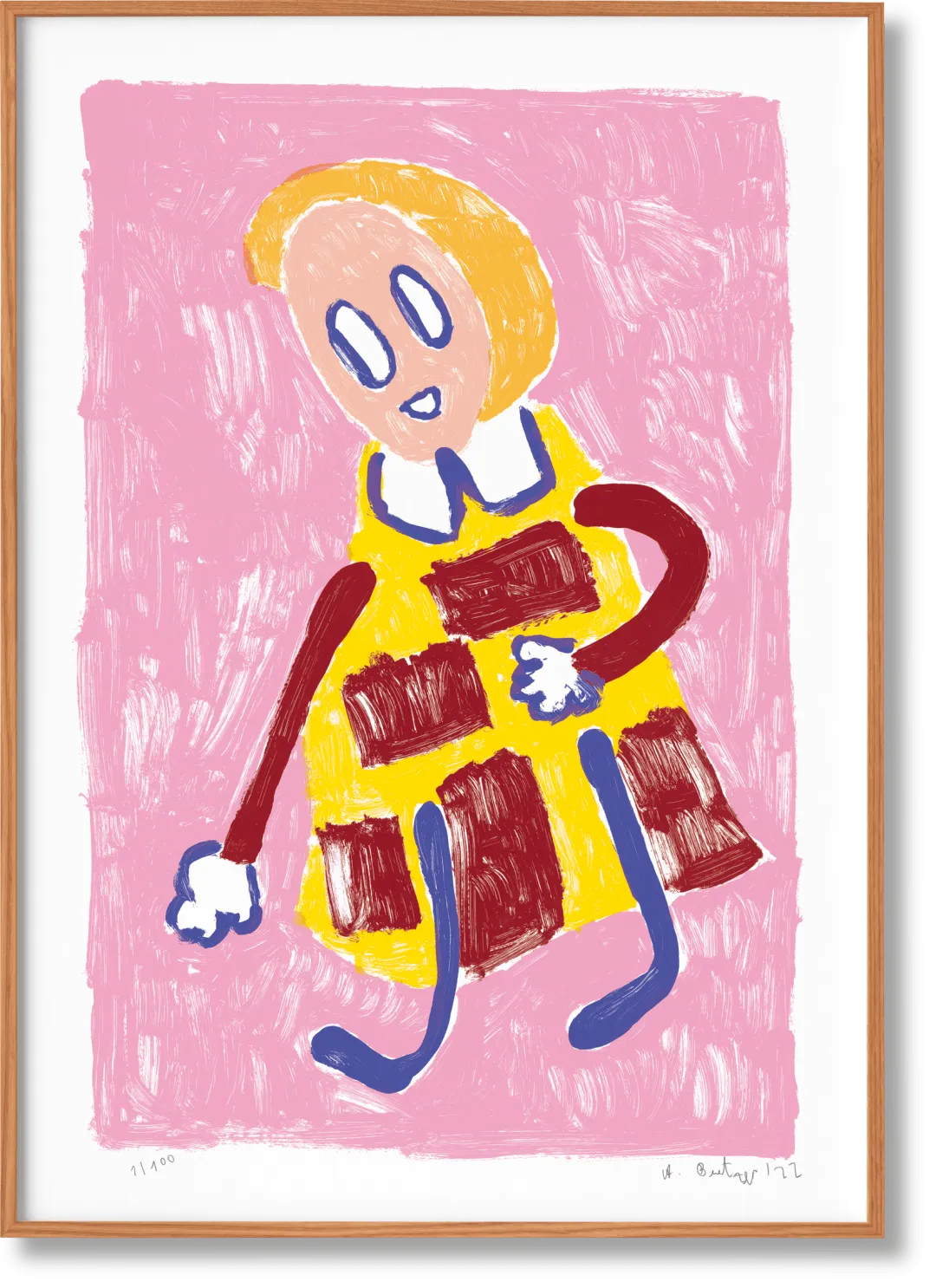 André Butzer 'Untitled II' 2022 Screen Print - Limited Edition product