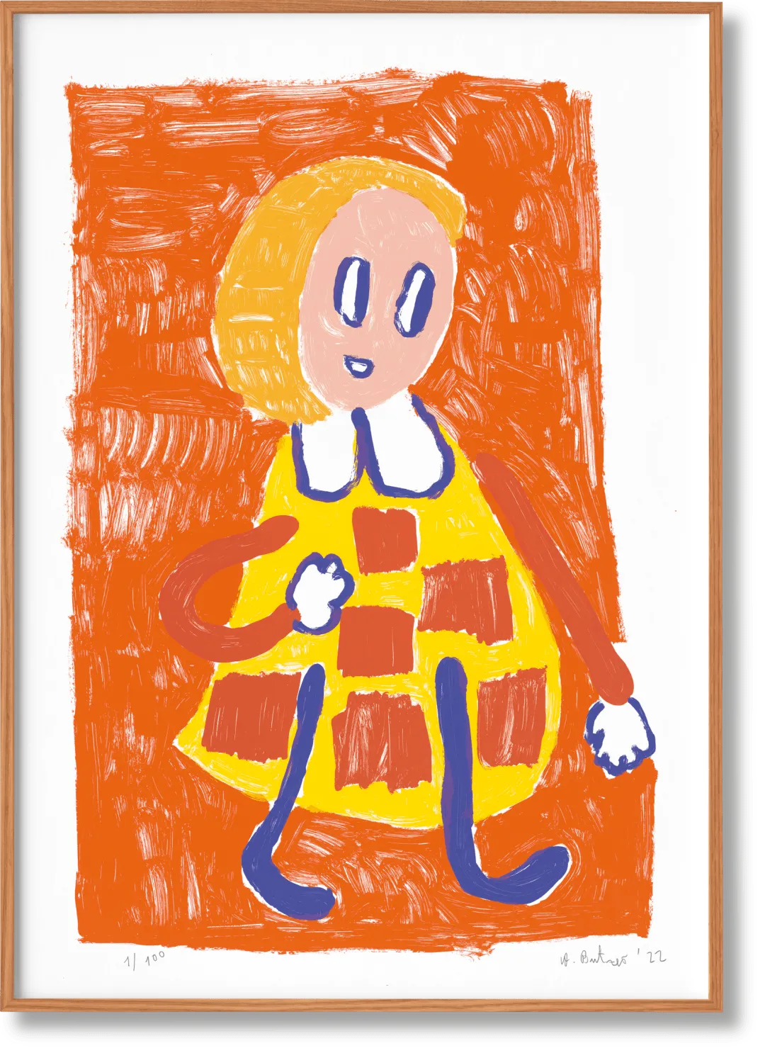 André Butzer 'Untitled III' Screen Print - Limited Edition product