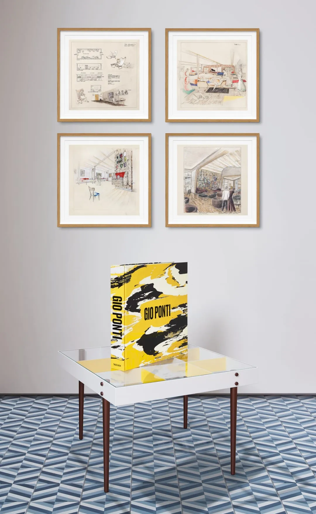 Gio Ponti Art Edition Book with Planchart Coffee Table product