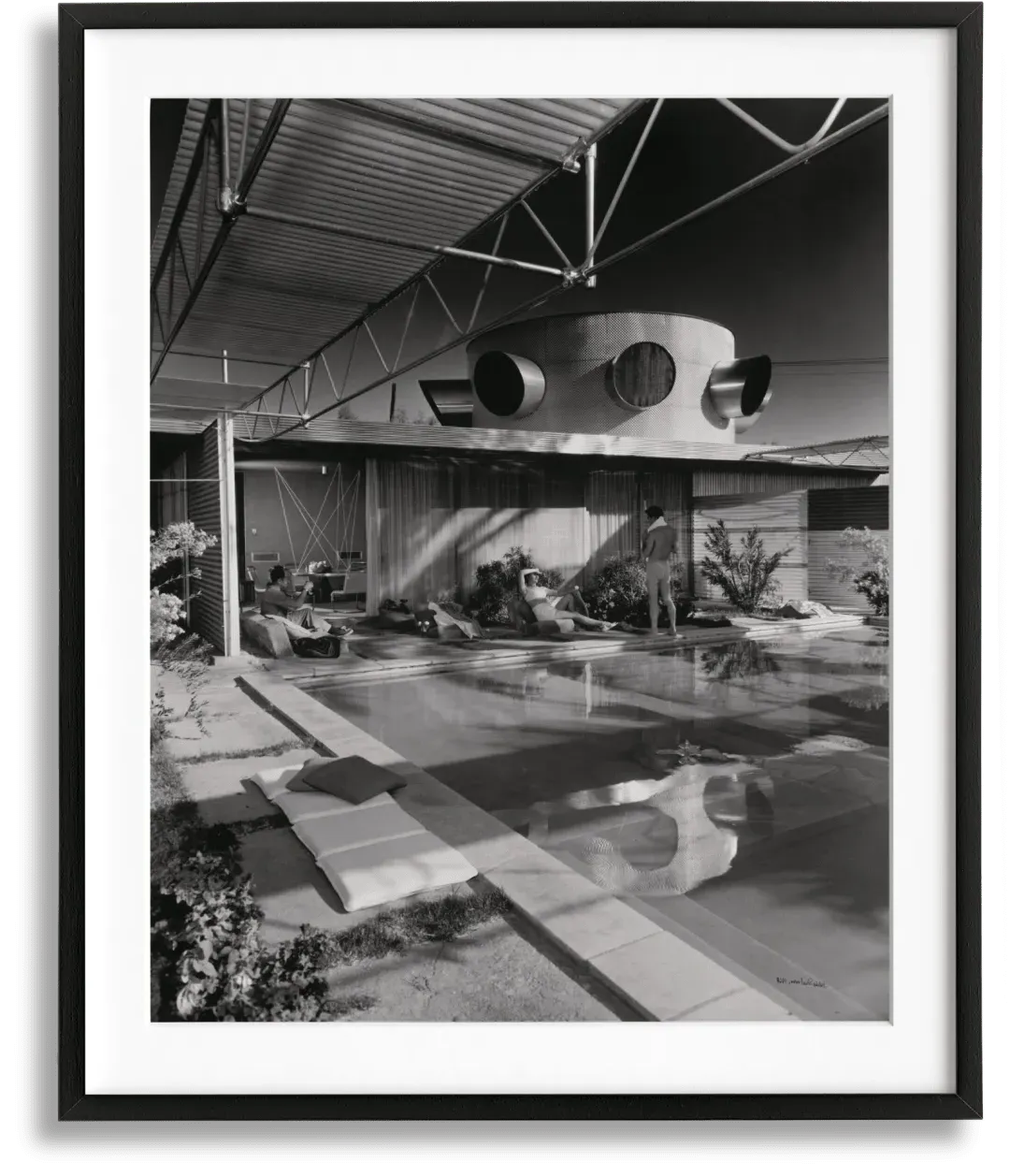 Julius Shulman Frey House Palm Springs Art Print product