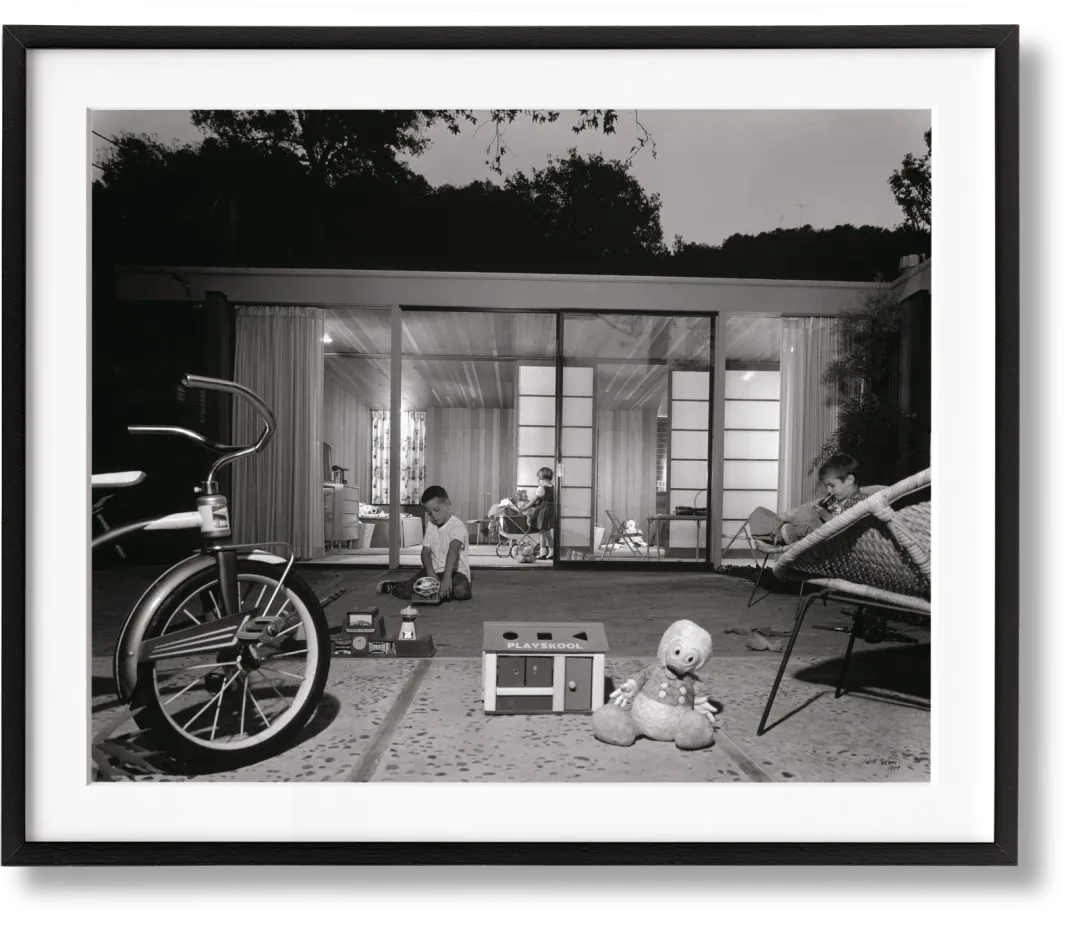Julius Shulman Skinner House Wall Art Print product