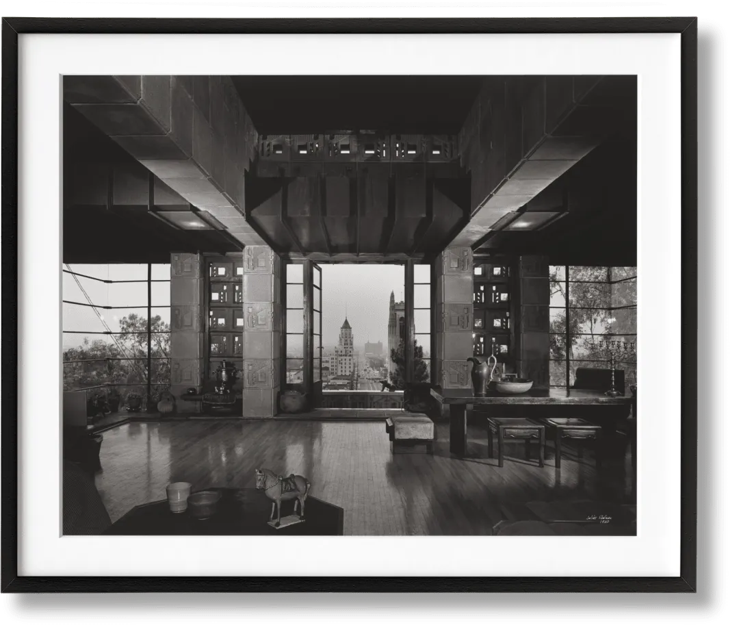 Julius Shulman Wright Freeman House Print product