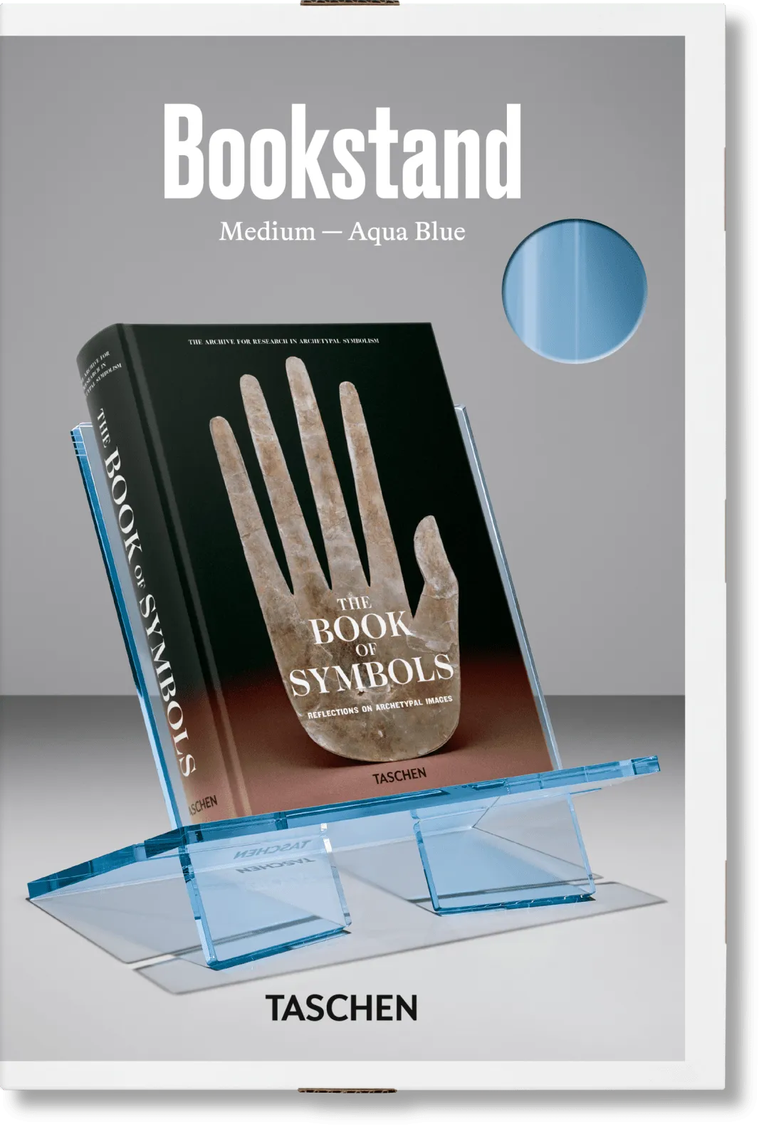 Medium Bookstand - Aqua Blue, Acrylic product