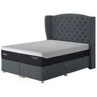 Double Drawer Divan Base - Upholstered