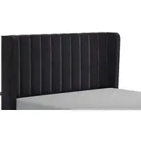 Double Headboard with Wings - Fabric