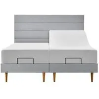 King Size Adjustable Divan Bed - Wooden Frame