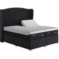 King Size Adjustable Divan with Storage