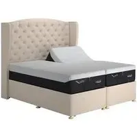 King Size Adjustable Divan with Storage