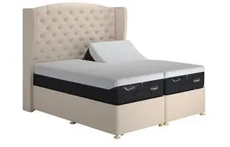 King Size Adjustable Divan with Storage