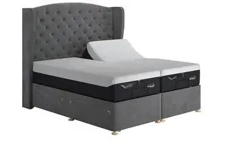 King Size Adjustable Divan with Storage
