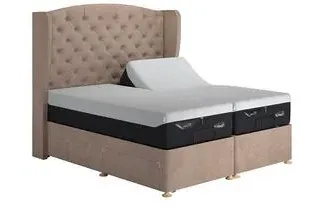 King Size Adjustable Divan with Storage