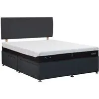 King Size Drawer Divan Base - Upholstered