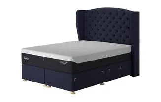 King Size Drawer Divan Base - Upholstered