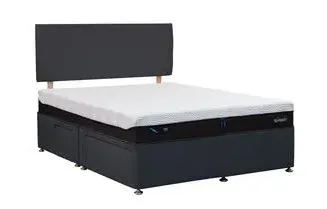 King Size Drawer Divan Base - Upholstered