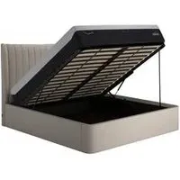 King Size Ottoman Bed with Storage - Fabric