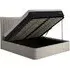 King Size Ottoman Bed with Storage - Fabric