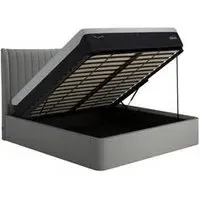 King Size Ottoman Bed with Storage - Fabric
