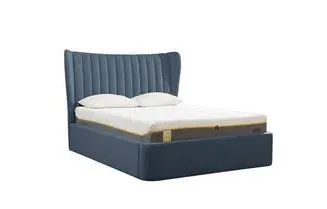 King Size Ottoman Bed with Storage - Fabric image
