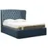 King Size Ottoman Bed with Winged Headboard