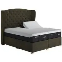 Long Single Adjustable Divan with Storage