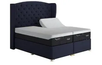 Long Single Adjustable Divan with Storage