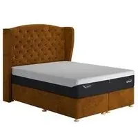 Single Divan Bed Base with Storage - Fabric