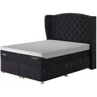 Single Drawer Divan Base - Upholstered
