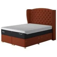 Single Drawer Divan Base - Upholstered