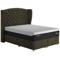 Single Drawer Divan Base - Upholstered