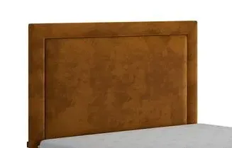 Single Headboard Square Design - Upholstered