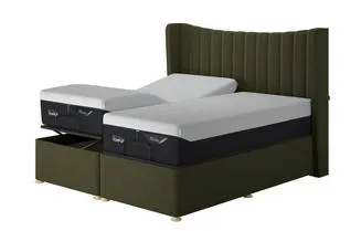 Suffolk Ergo Smart Base Single Bed Frame with Storage by Tempur