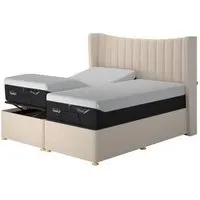 Suffolk Ergo Smart Base Single Bed with Storage - Upholstered by Tempur, alternate view