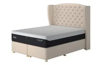 Suffolk King Size Divan Bed Base with Drawers by Tempur