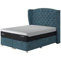 Suffolk Single Divan Bed Base with Drawers by Tempur, alternate view