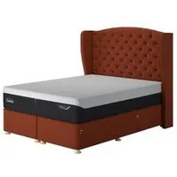 Suffolk Single Divan Bed Base with Drawers by Tempur, alternate view