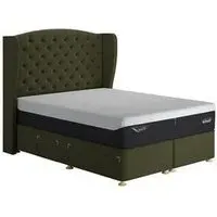 Super King Drawer Divan Base - Upholstered