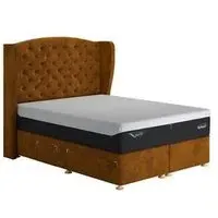 Super King Drawer Divan Base - Upholstered
