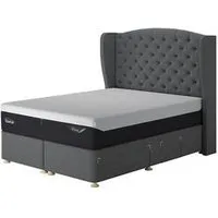 Super King Drawer Divan Base - Upholstered