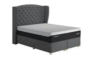 Super King Drawer Divan Base - Upholstered
