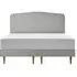 Super King Geometric Divan - Wood